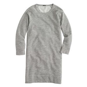 A Light Grey Sweatshirt Dress